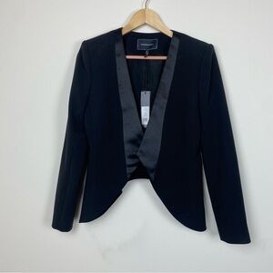 NWT 🌹 BCBG Maxazria Tuxedo Blazer Black Sz M